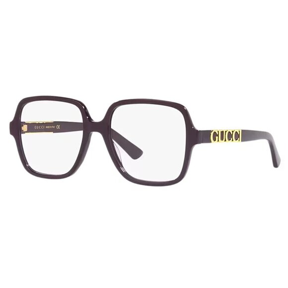 GUCCI Eyeglasses GG1193O 003 Purple 56mm - Picture 1 of 2